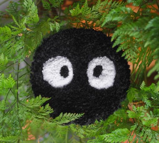 Susuwatari - Tapete feito à mão - tuffing 01